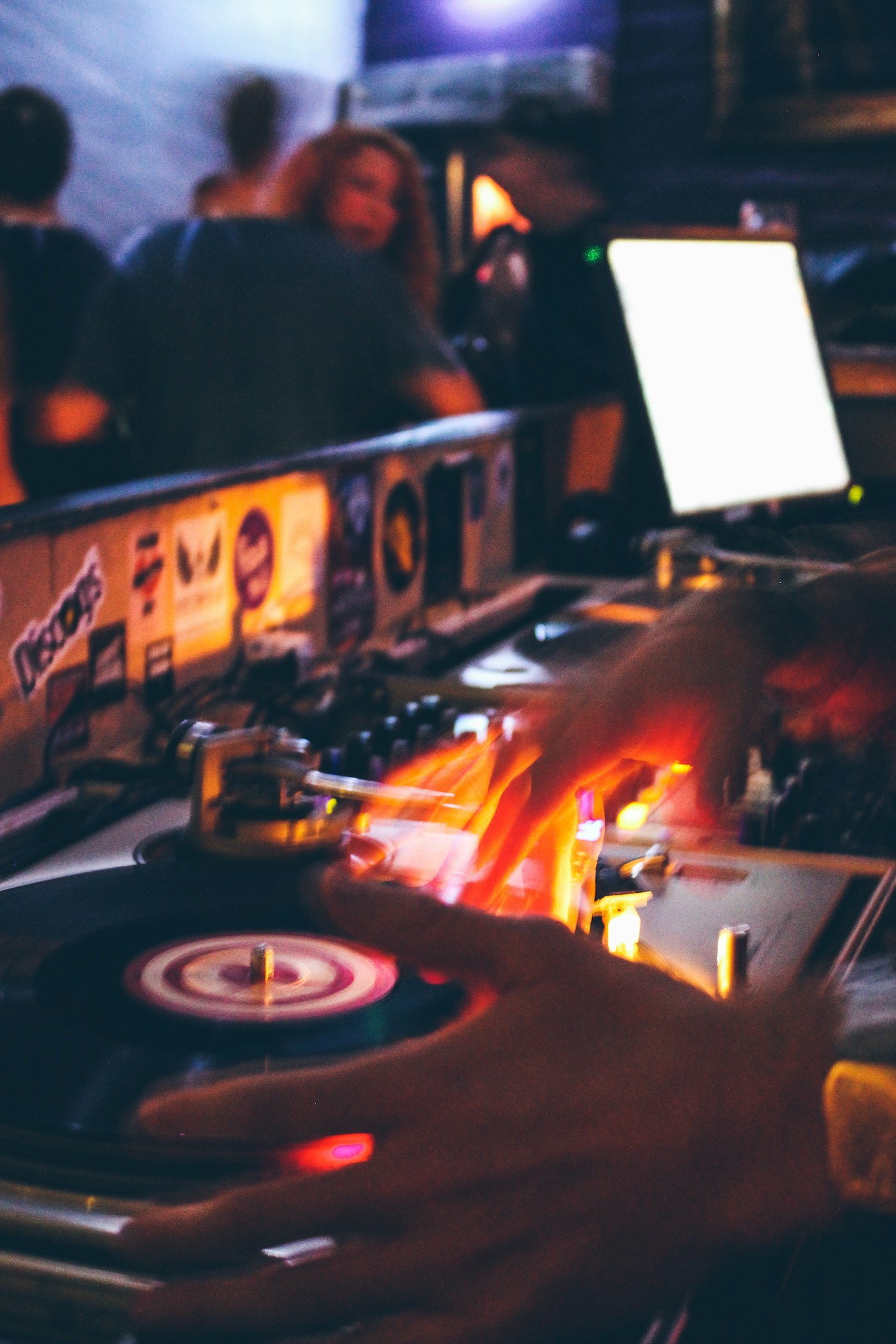 DJ turntables